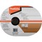Makita INOX Grinding Wheel, 36 Grit, Type 27, 9in Dia x 1/4inT x 7/8in Cntr Hole Dia, 10/Pk A-96051-10 - alternate 1